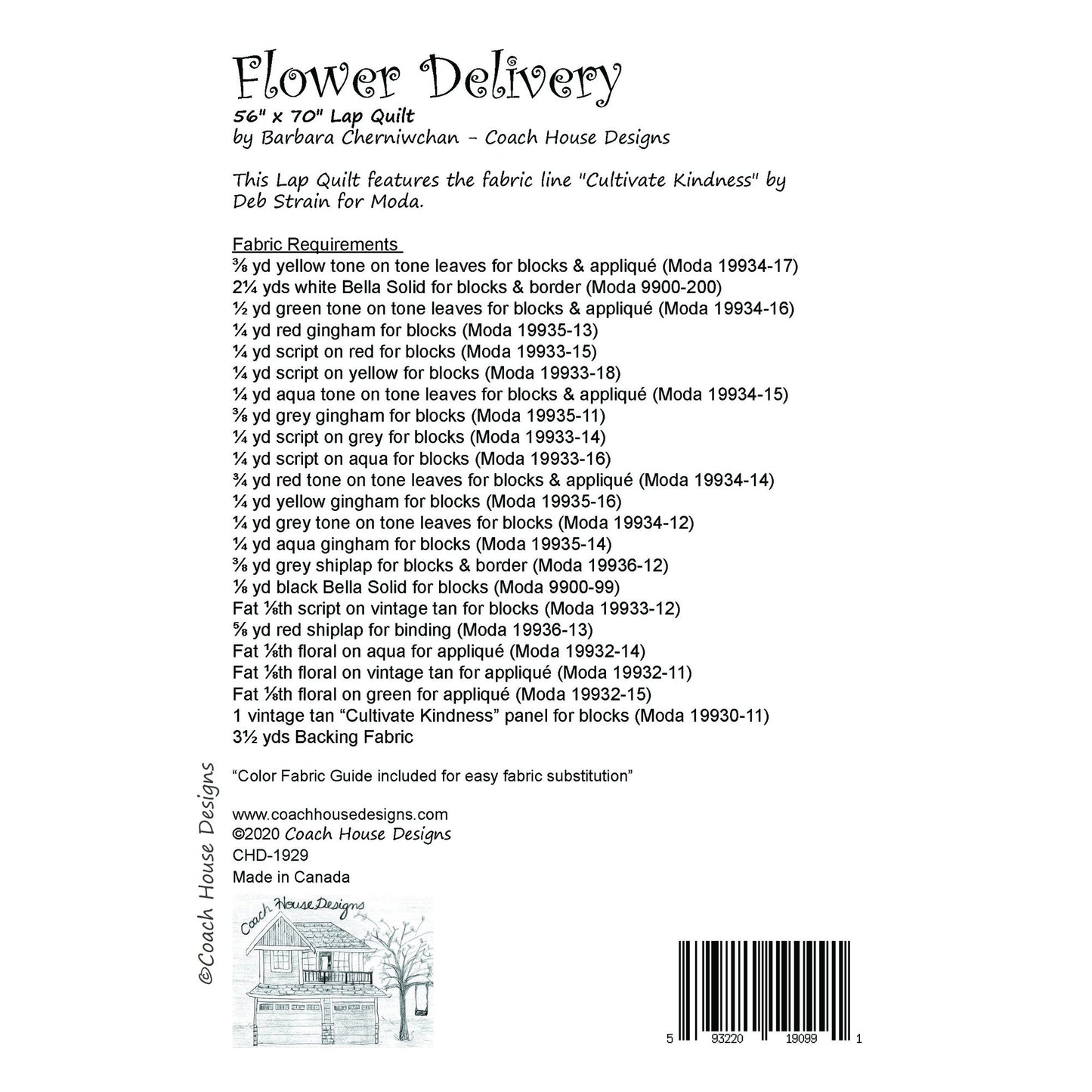 Flower Delivery Quilt Pattern