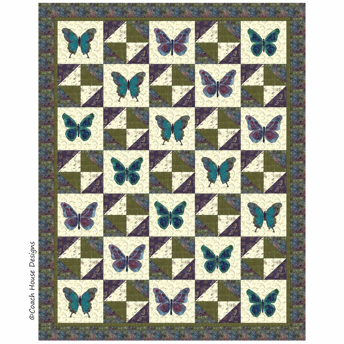 Flutterby Downloadable PDF Quilt Pattern