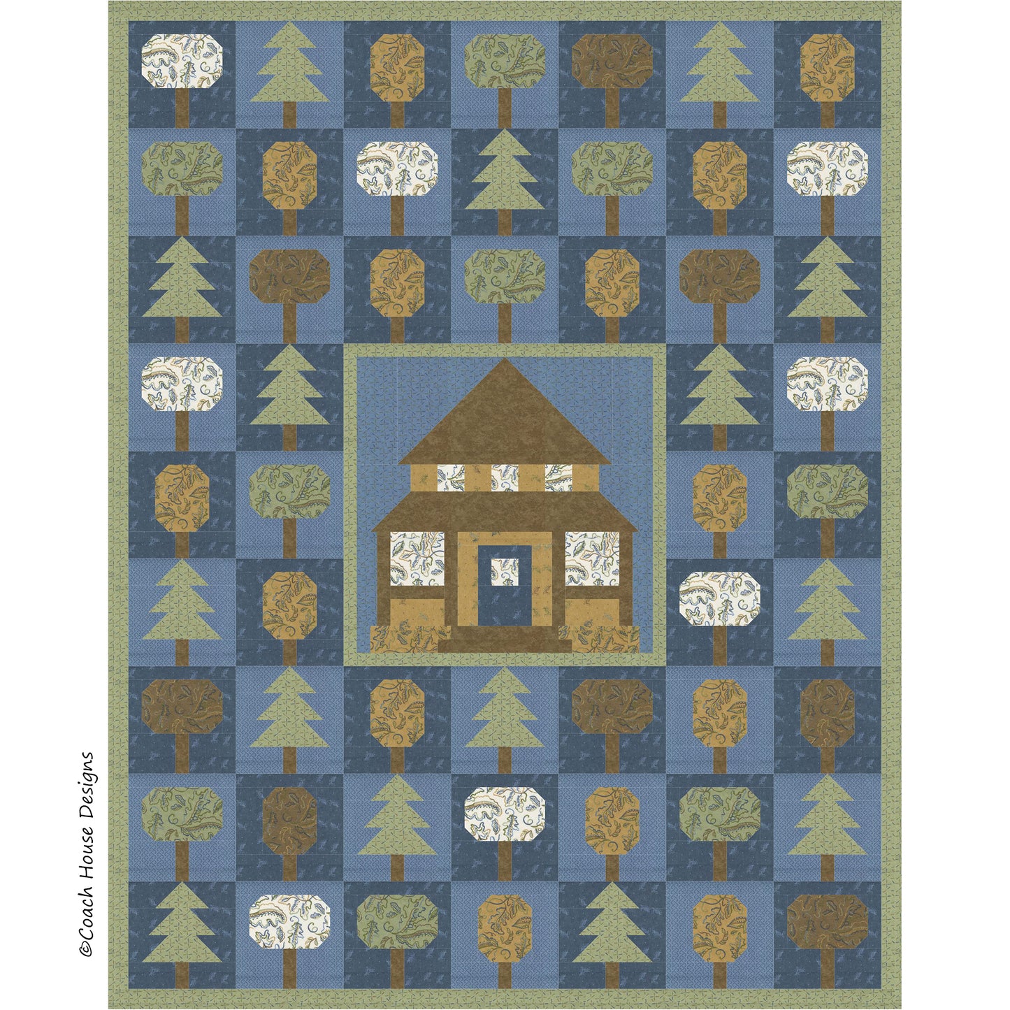 Forest Living Downloadable PDF Quilt Pattern