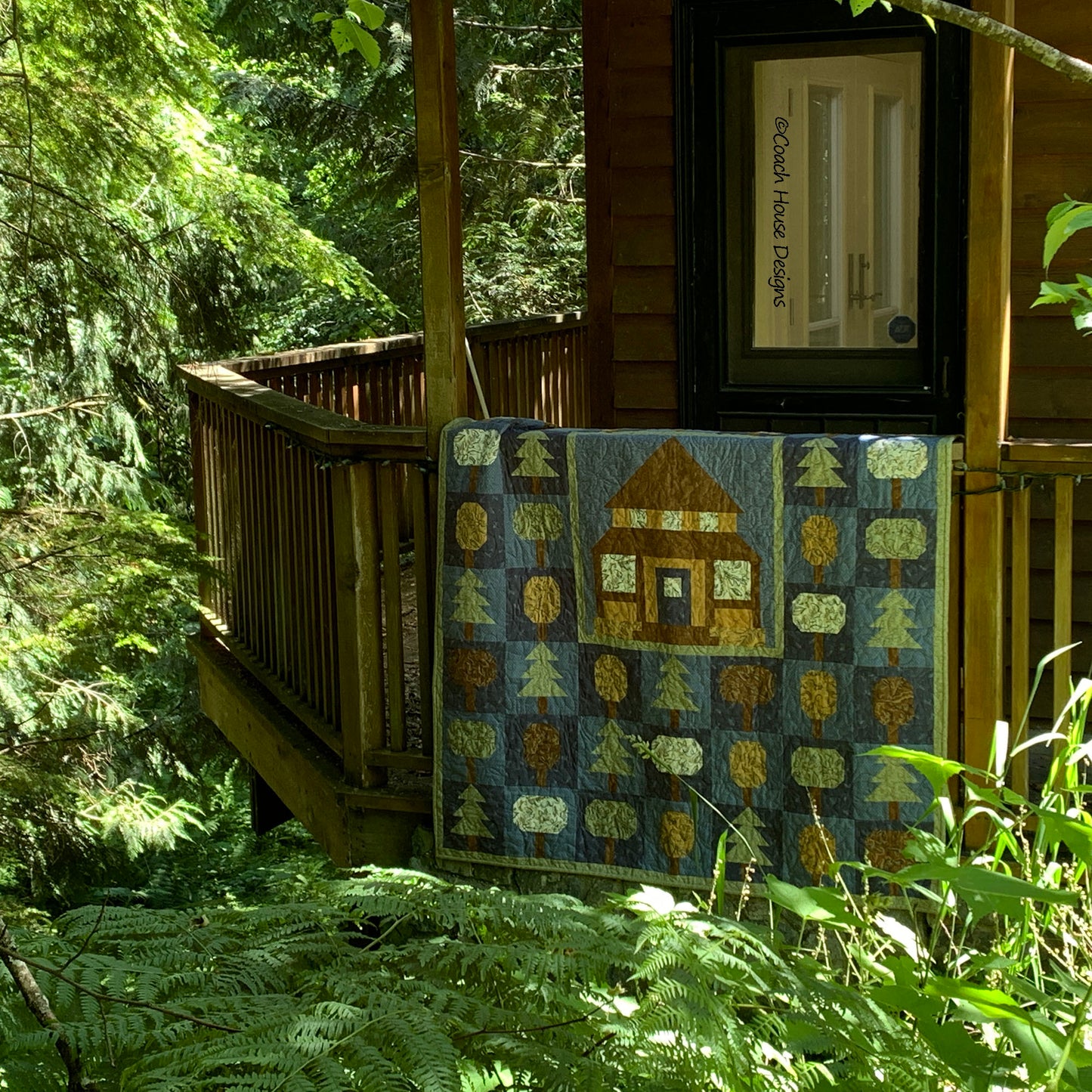 Forest Living Downloadable PDF Quilt Pattern
