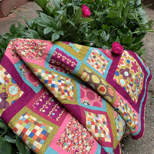 Funky Garden Downloadable PDF Quilt Pattern