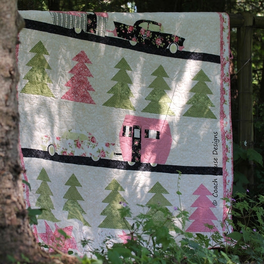 Glampin’ Downloadable PDF Quilt Pattern