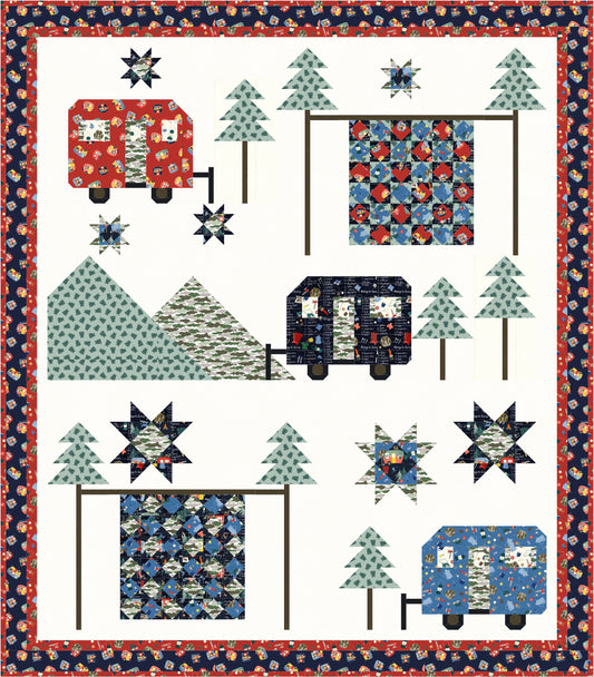 Go Camping! Downloadable PDF Quilt Pattern