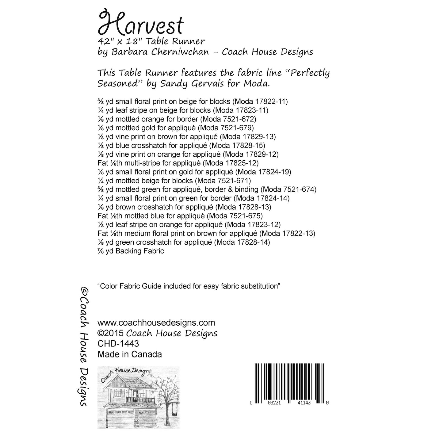 Harvest Downloadable PDF Quilt Pattern