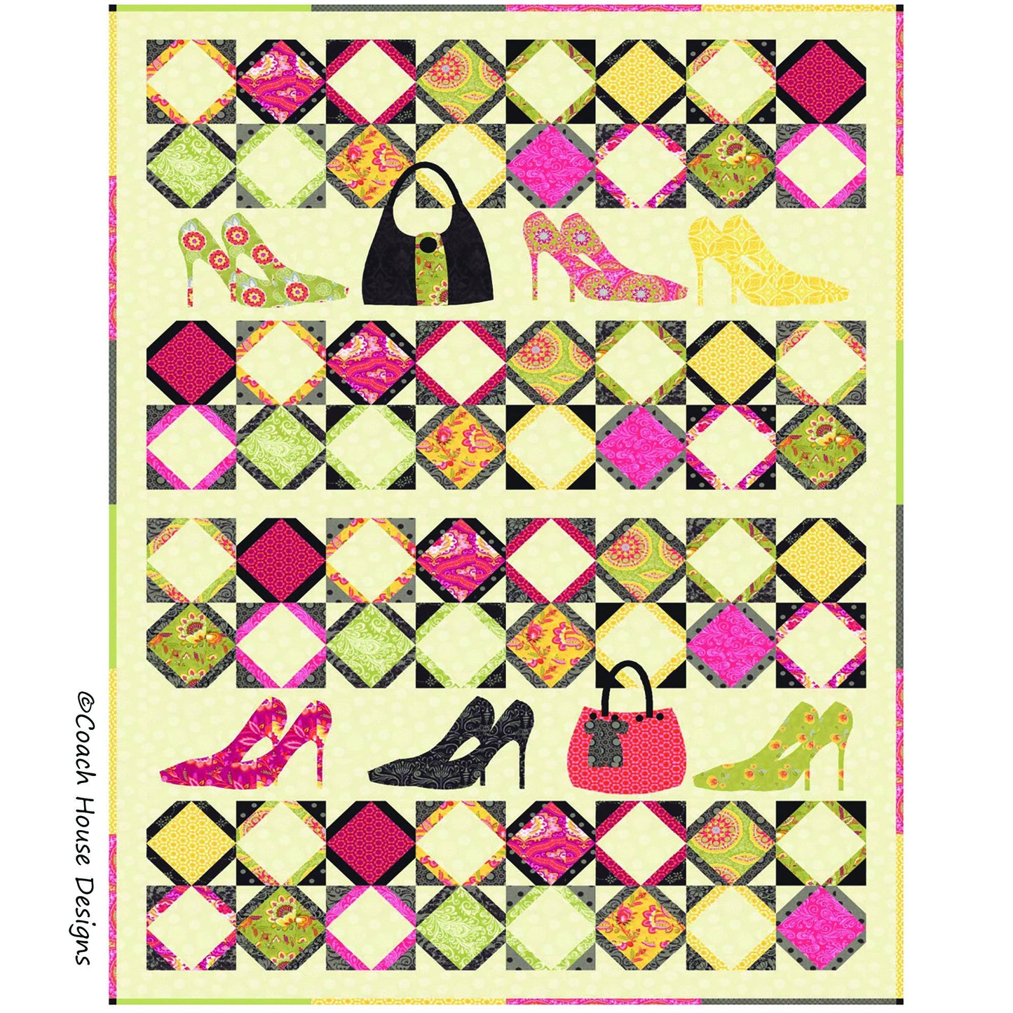 Heels Downloadable PDF Quilt Pattern