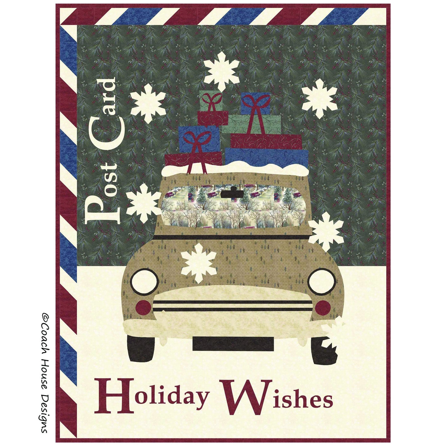 Holiday Wishes Downloadable PDF Quilt Pattern