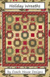 Holiday Wreaths Downloadable PDF Quilt Pattern