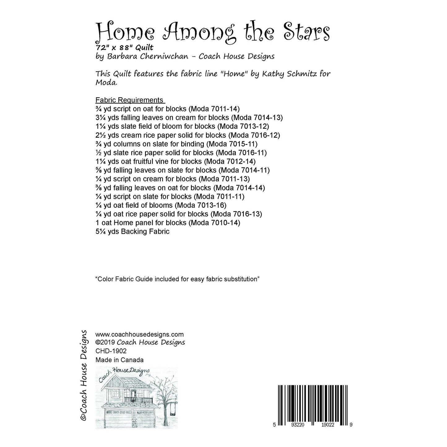 Home Among the Stars Quilt Pattern