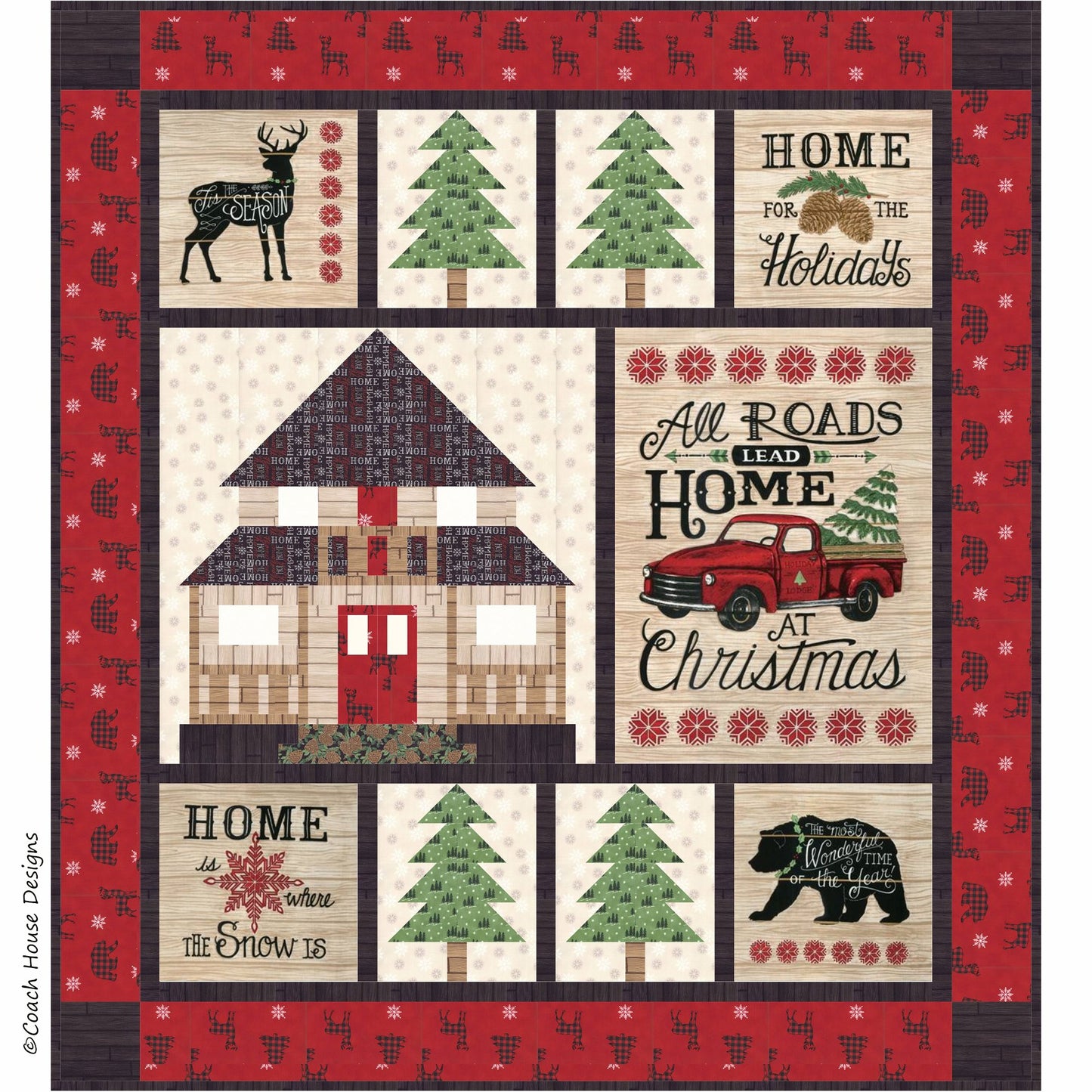 Home for Christmas Quilt Pattern