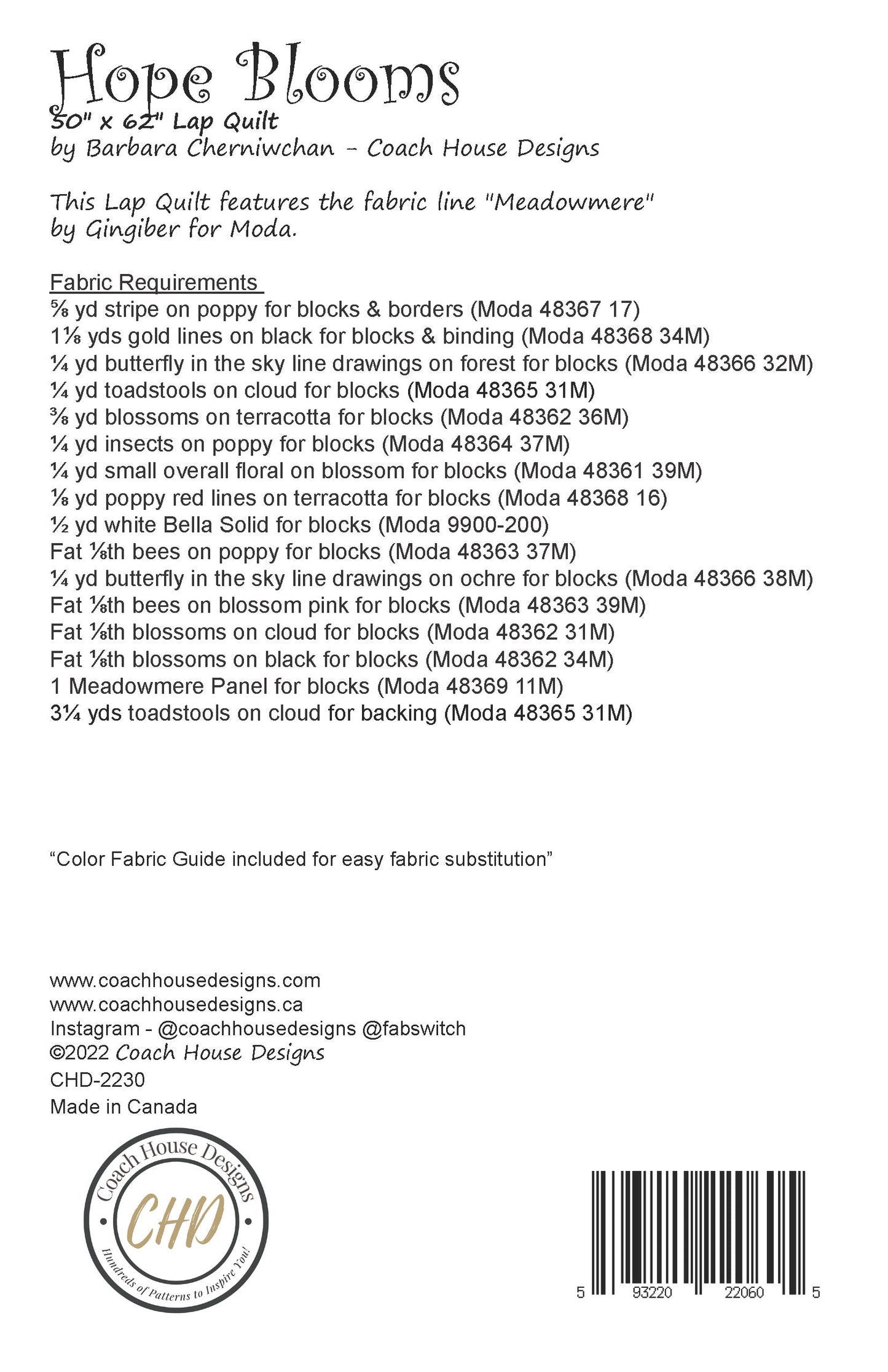 Hope Blooms Downloadable PDF Quilt Pattern