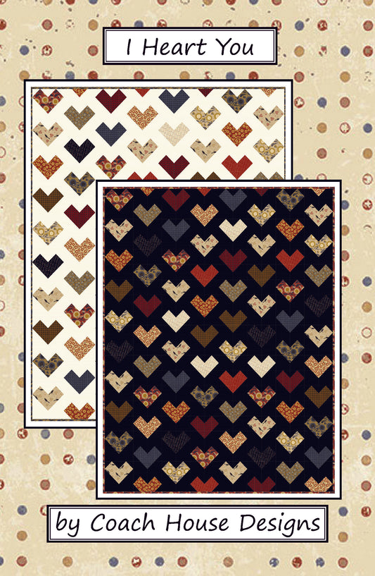 I Heart You Downloadable PDF Quilt Pattern