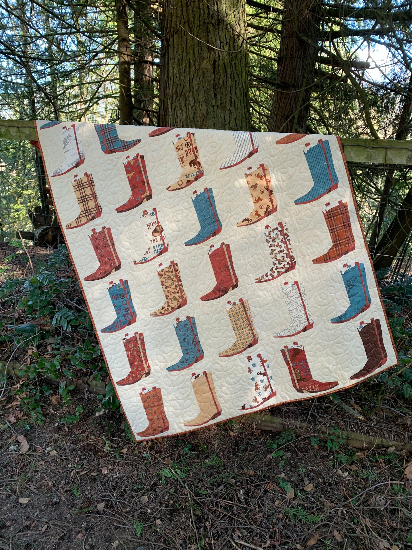 Bootaholic Downloadable PDF Quilt Pattern