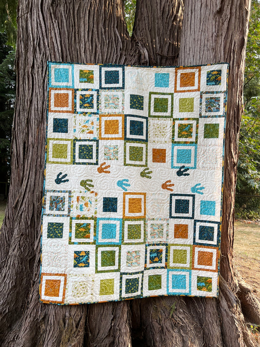 Dinosaur Steps Quilt Pattern