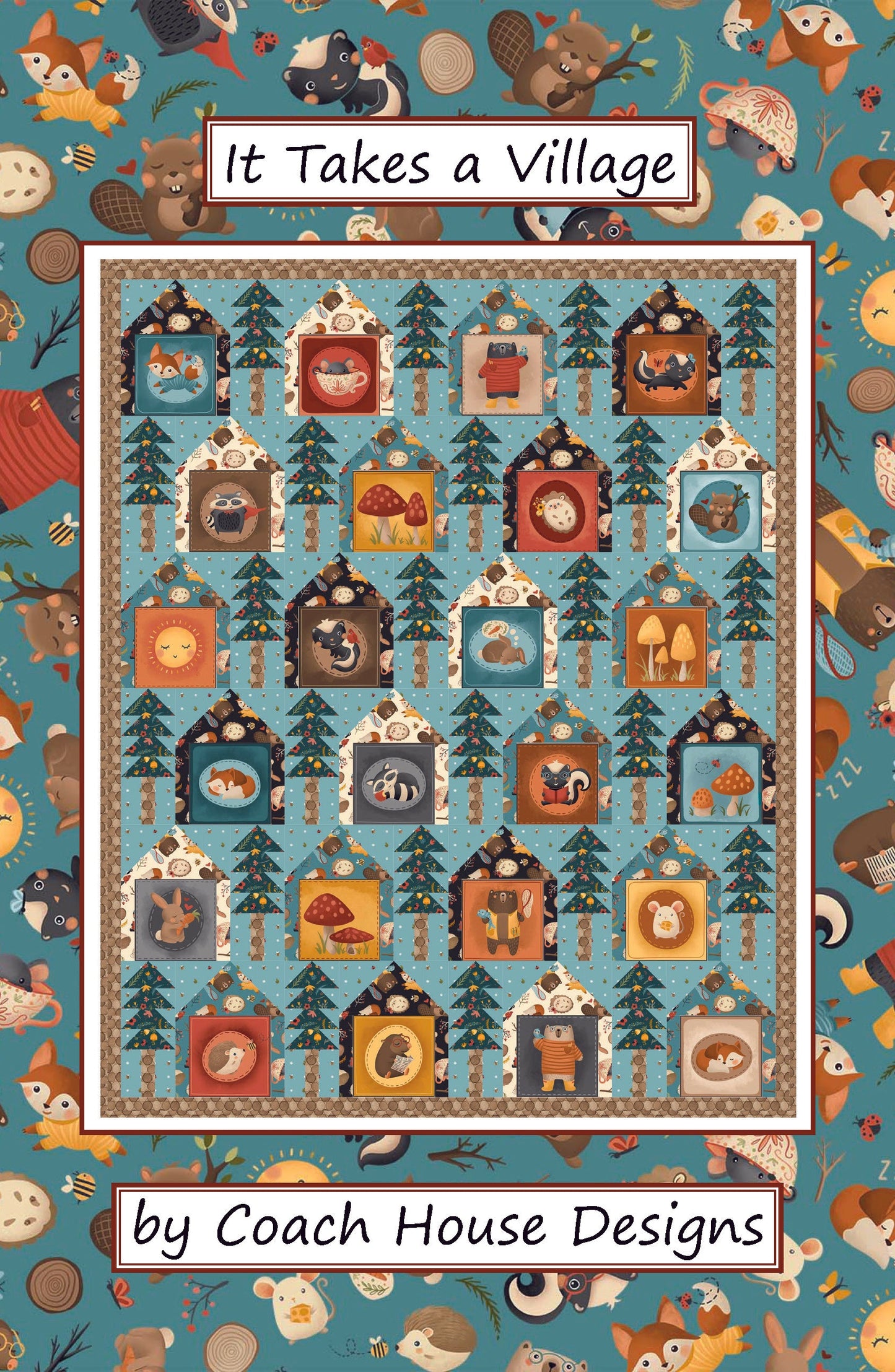 It Takes A Village Downloadable PDF Quilt Pattern