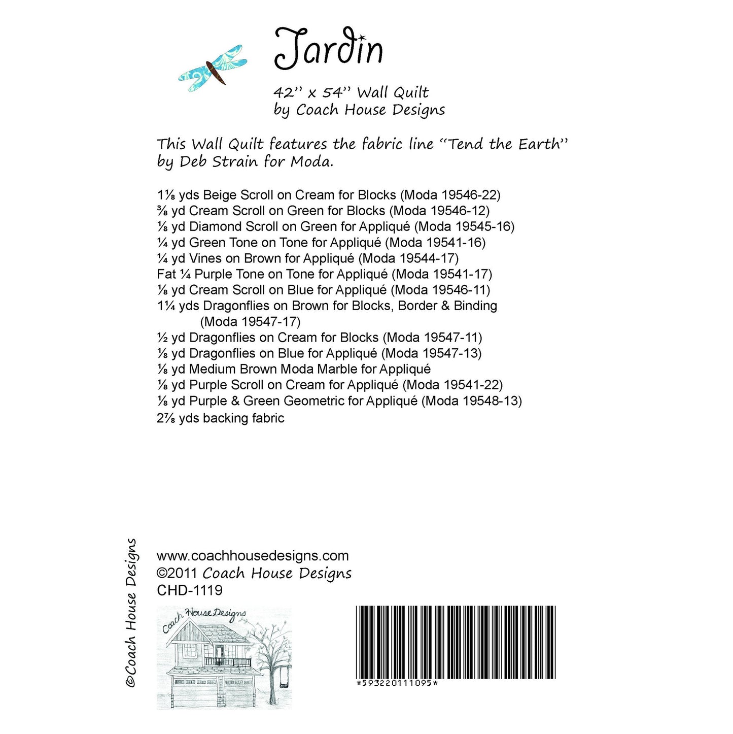 Jardin Downloadable PDF Quilt Pattern