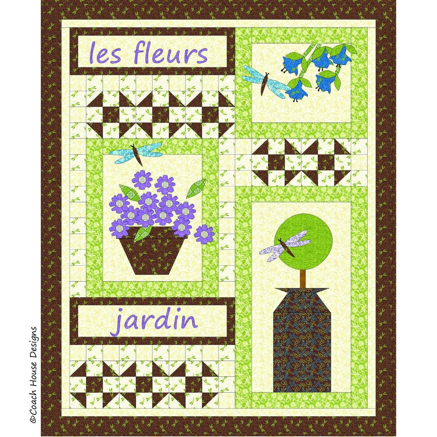 Jardin Downloadable PDF Quilt Pattern