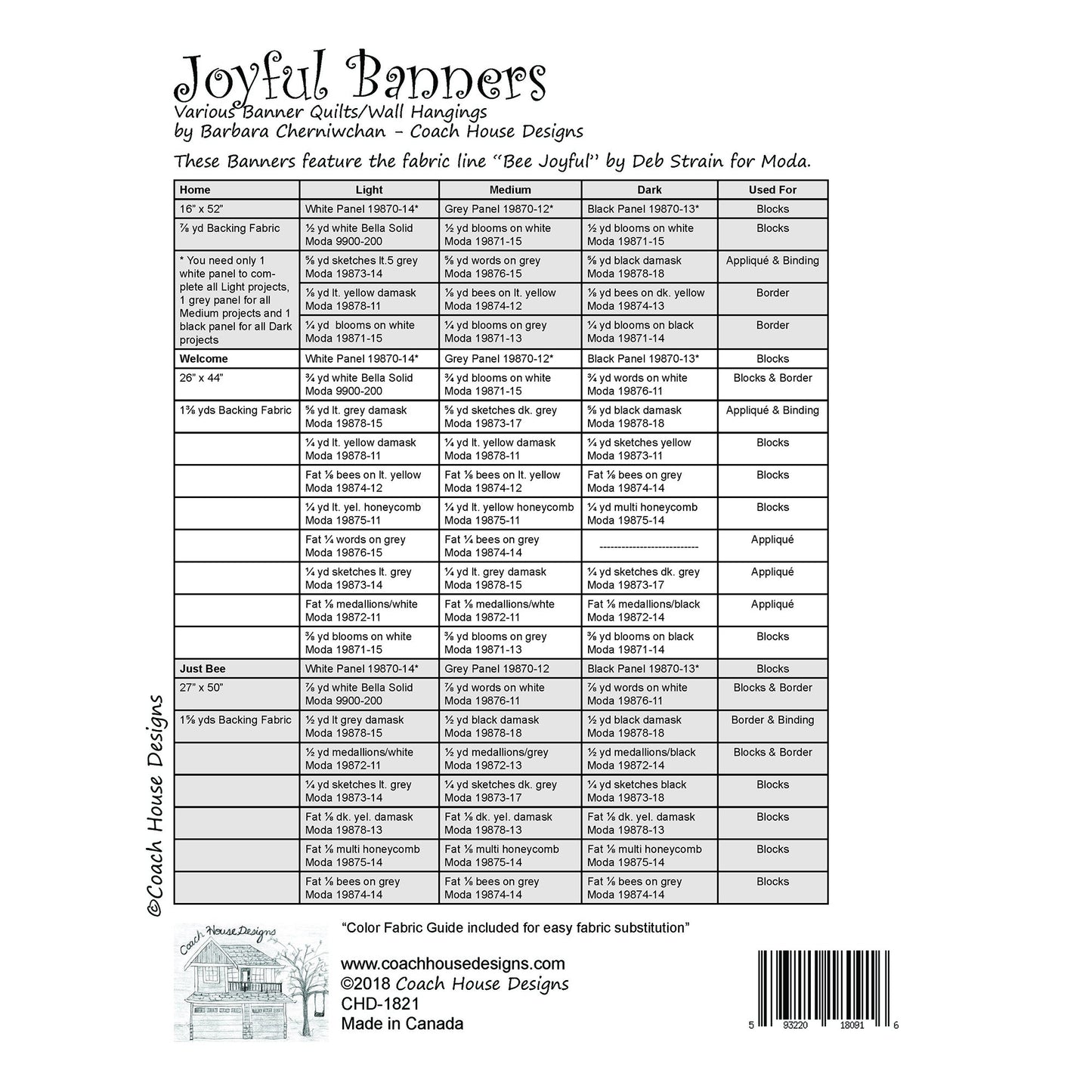 Joyful Banners Quilt Pattern