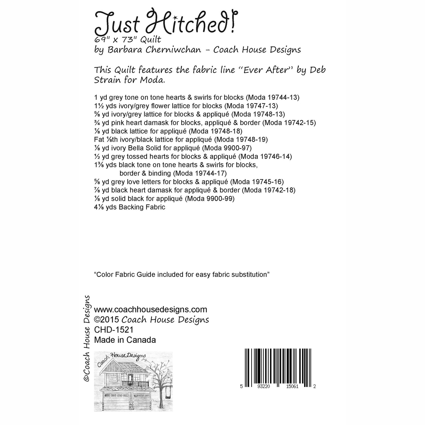 Just Hitched! Downloadable PDF Quilt Pattern
