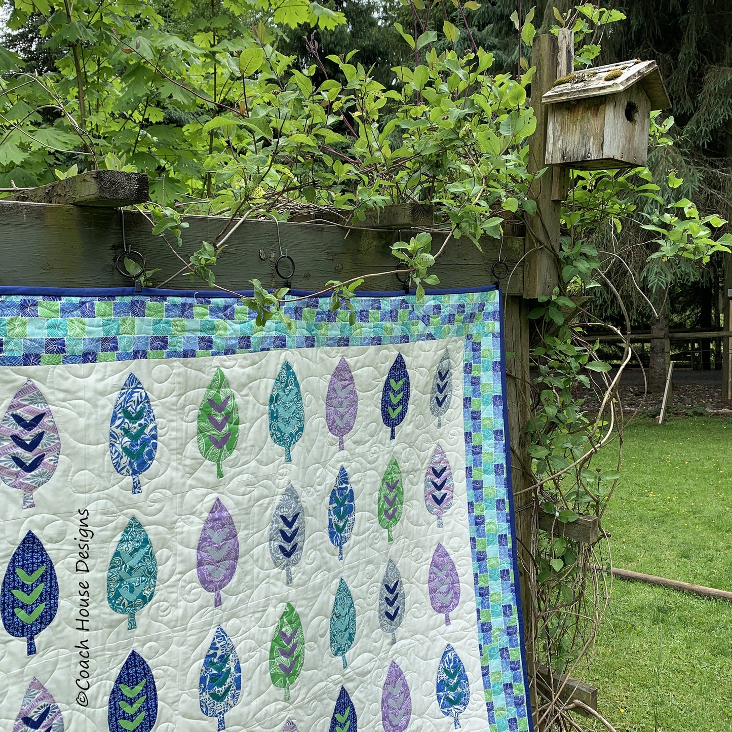 Leaves Downloadable PDF Quilt Pattern