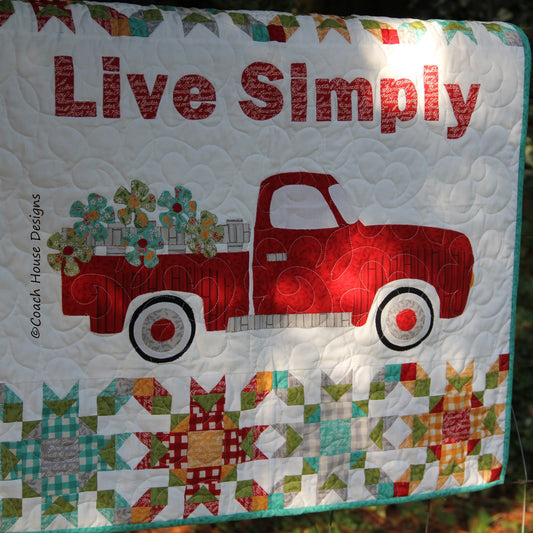 Live Simply Quilt Pattern