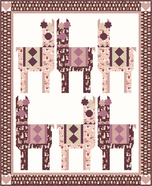 Llama Lovin' Downloadable PDF Quilt Pattern