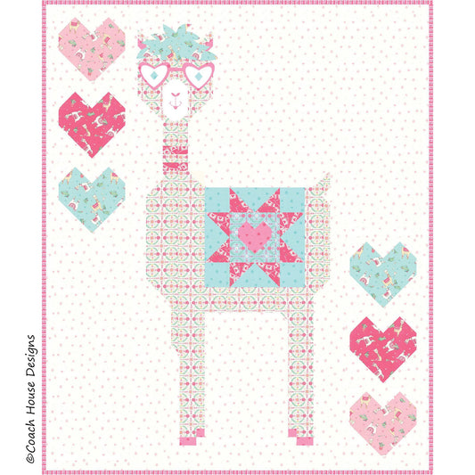 Llama Mama Downloadable PDF Quilt Pattern
