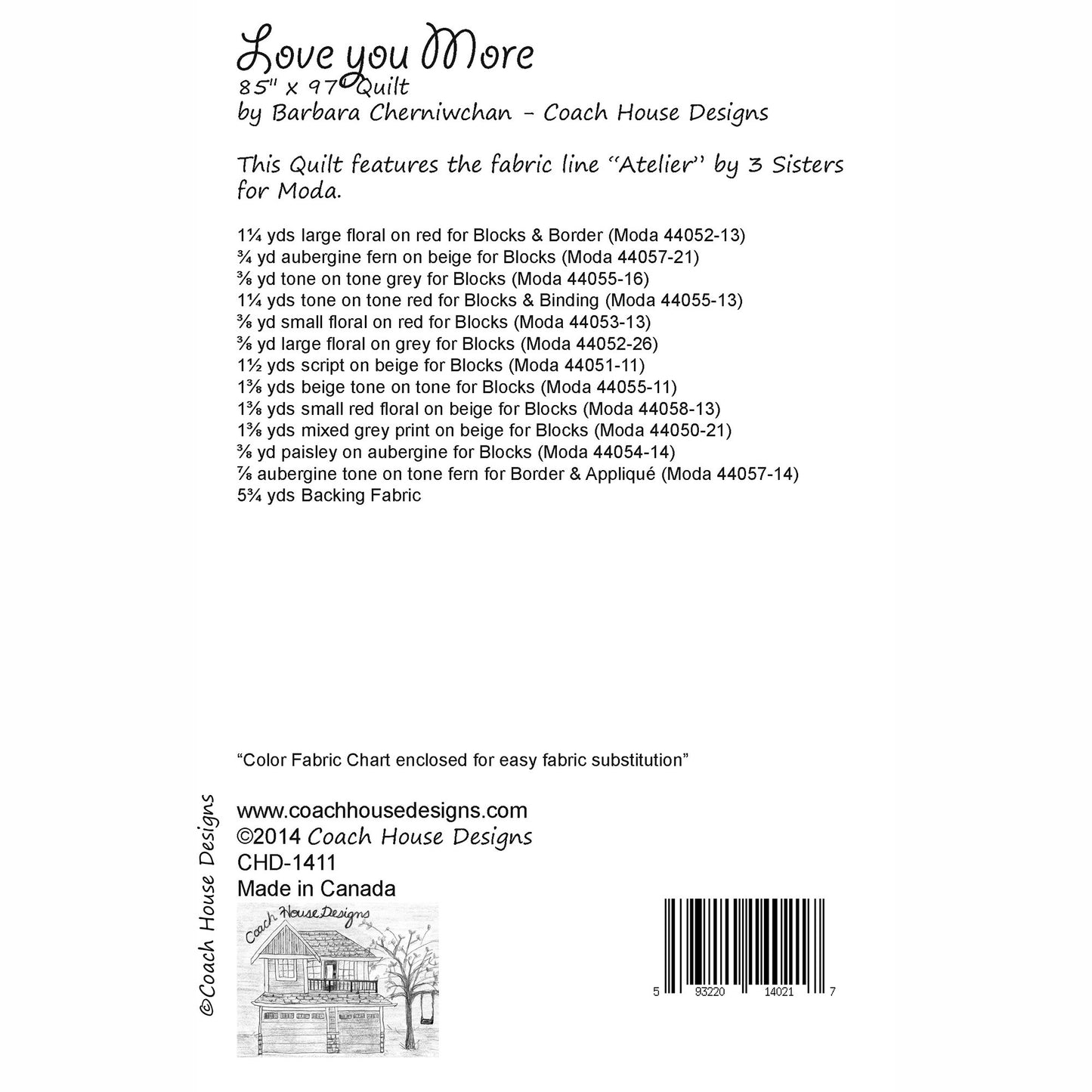 Love You More Downloadable PDF Quilt Pattern