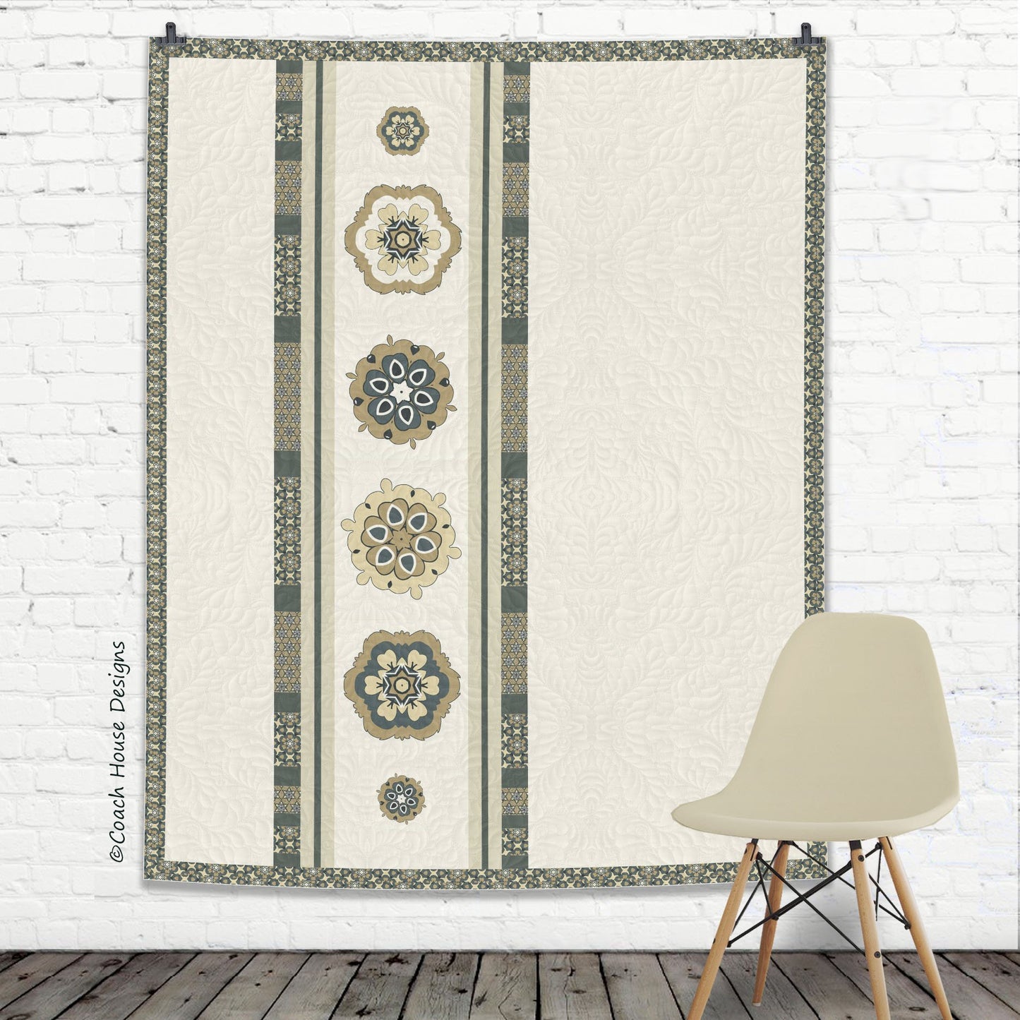 Mandala Ribbon Downloadable PDF Quilt Pattern