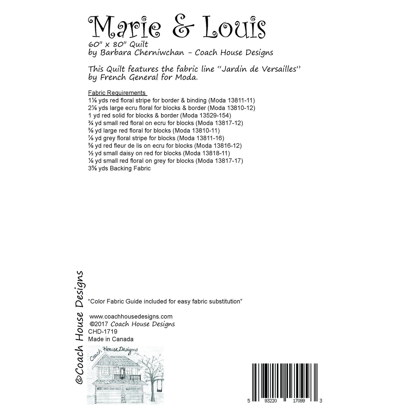 Marie & Louis Downloadable PDF Quilt Pattern
