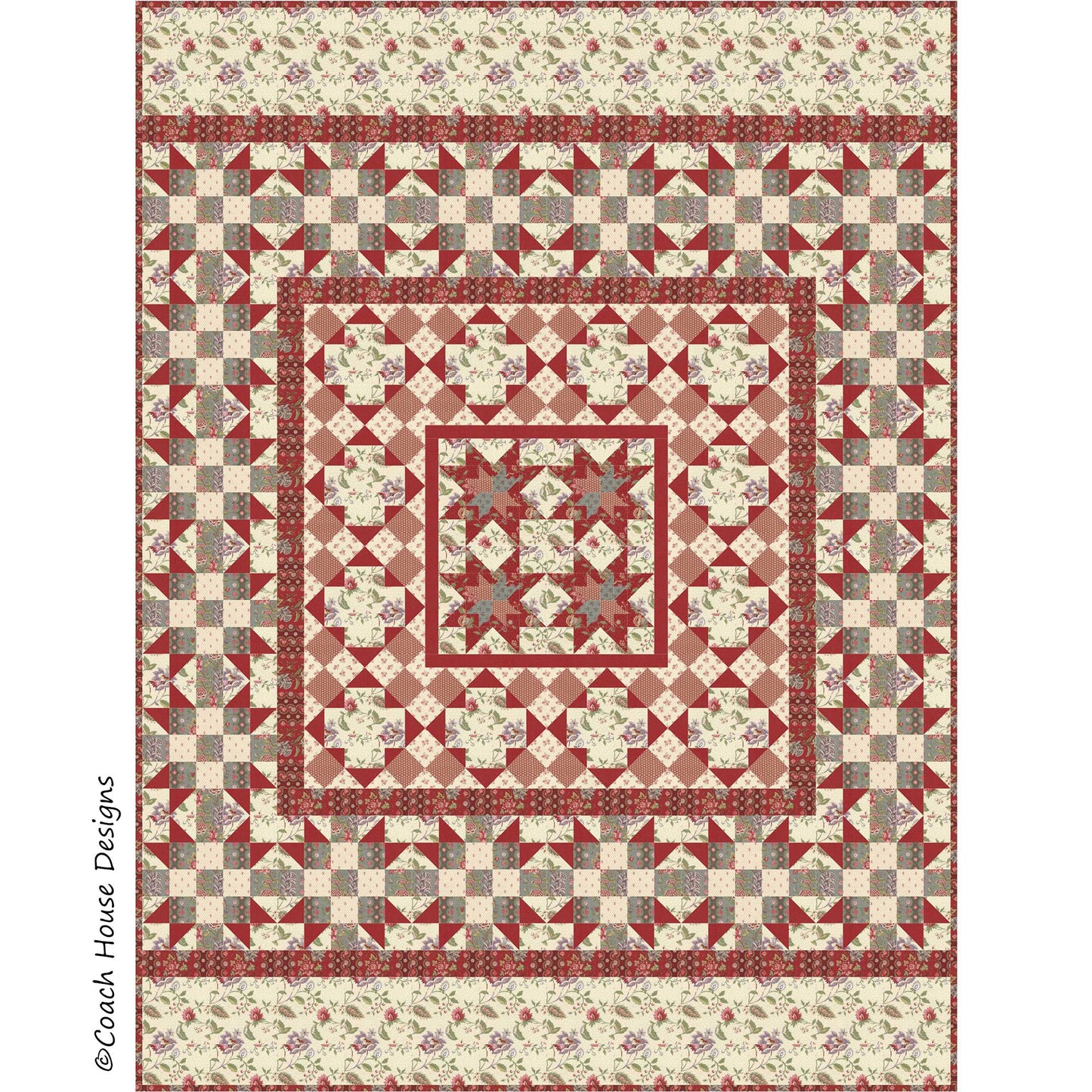 Marie & Louis Downloadable PDF Quilt Pattern