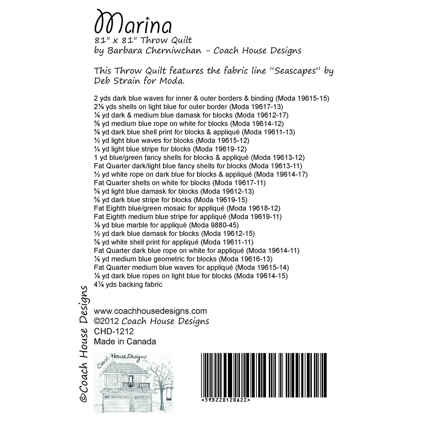 Marina Quilt Pattern