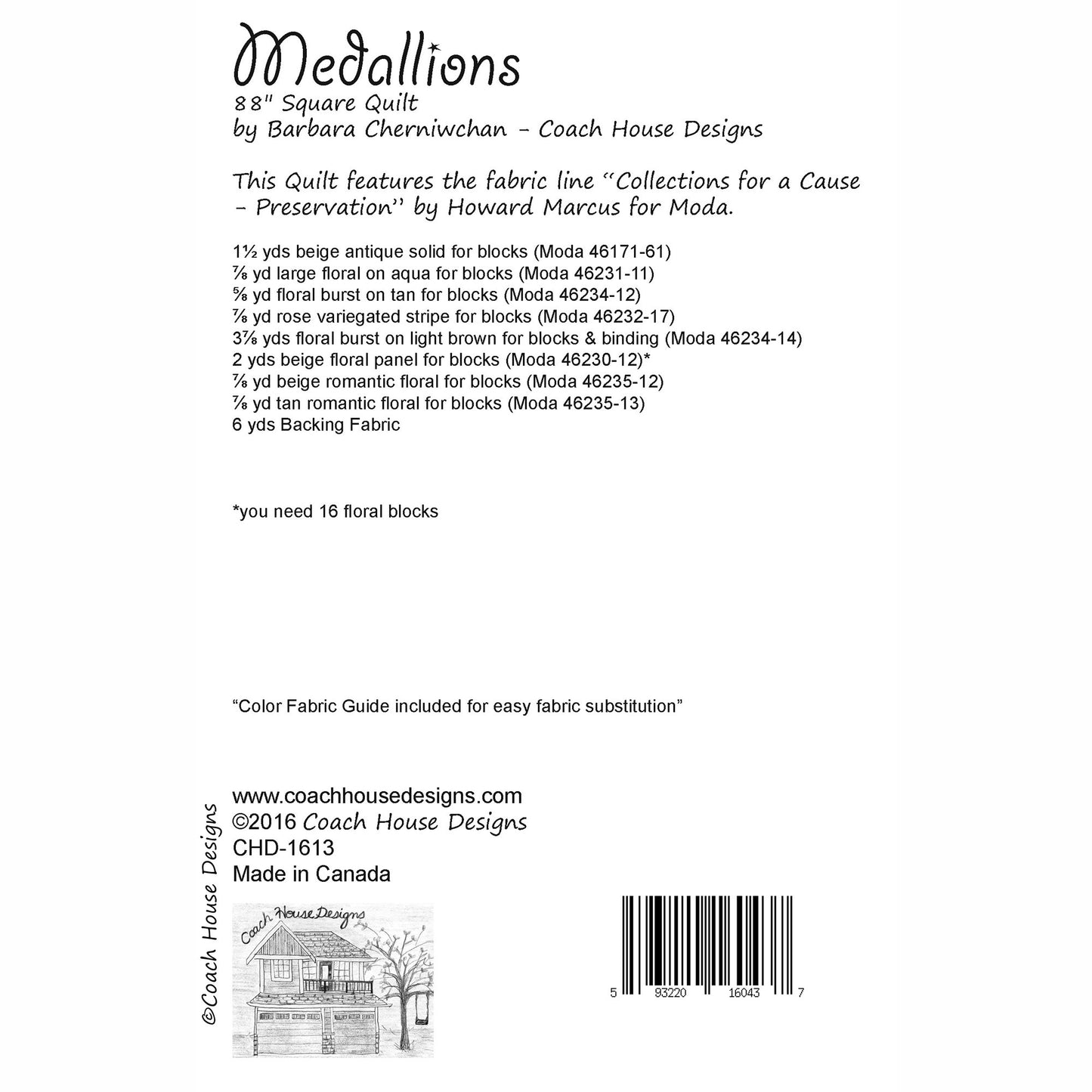 Medallions Quilt Pattern