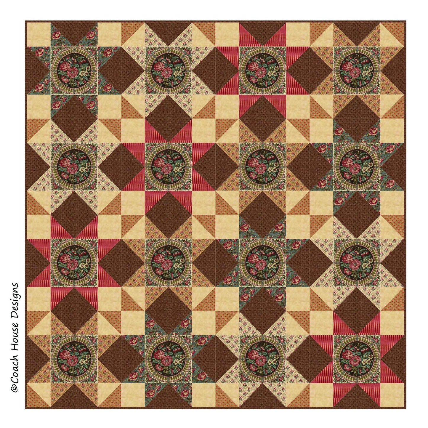 Medallions Downloadable PDF Quilt Pattern