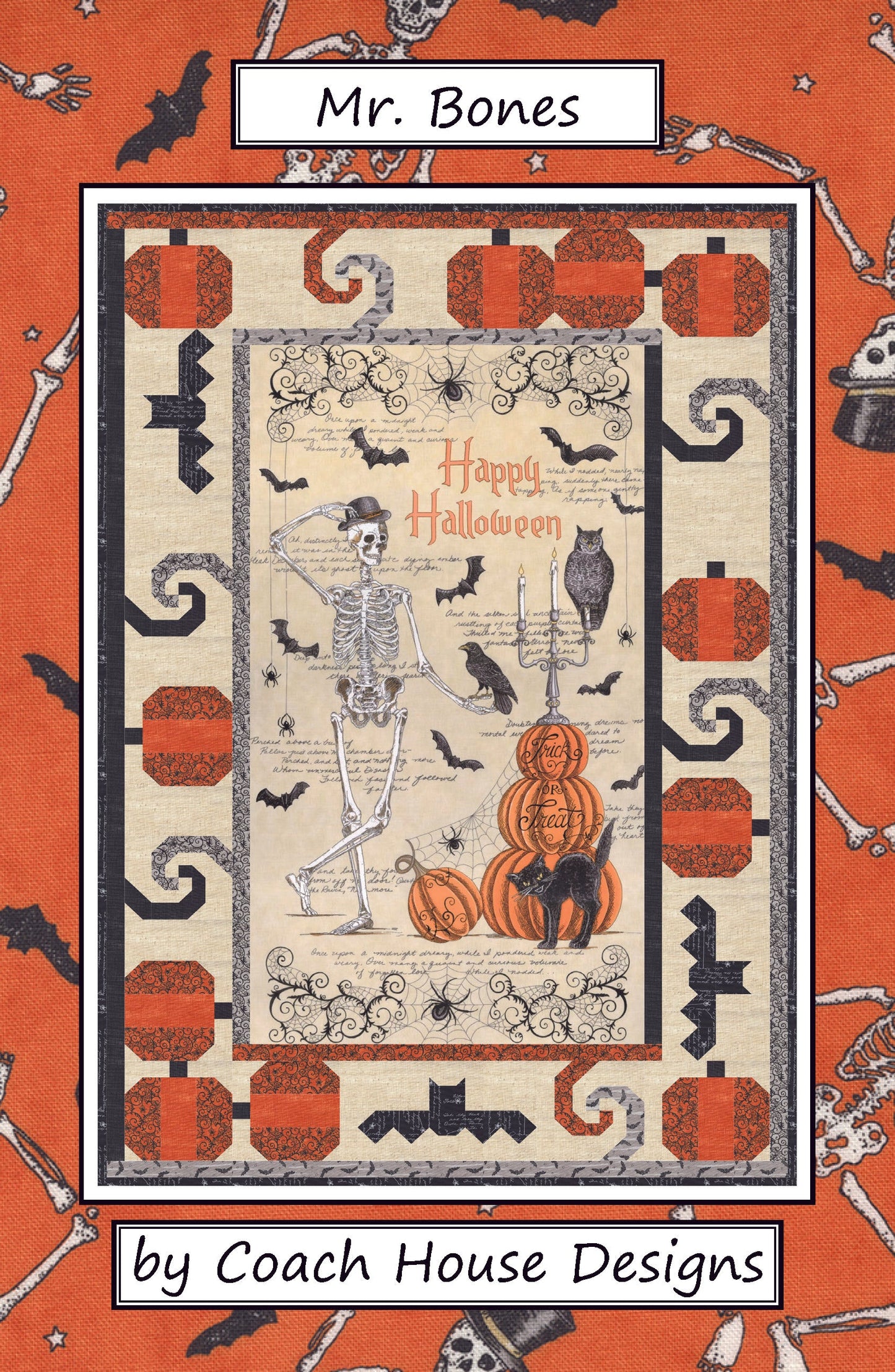 Mr. Bones Downloadable PDF Quilt Pattern