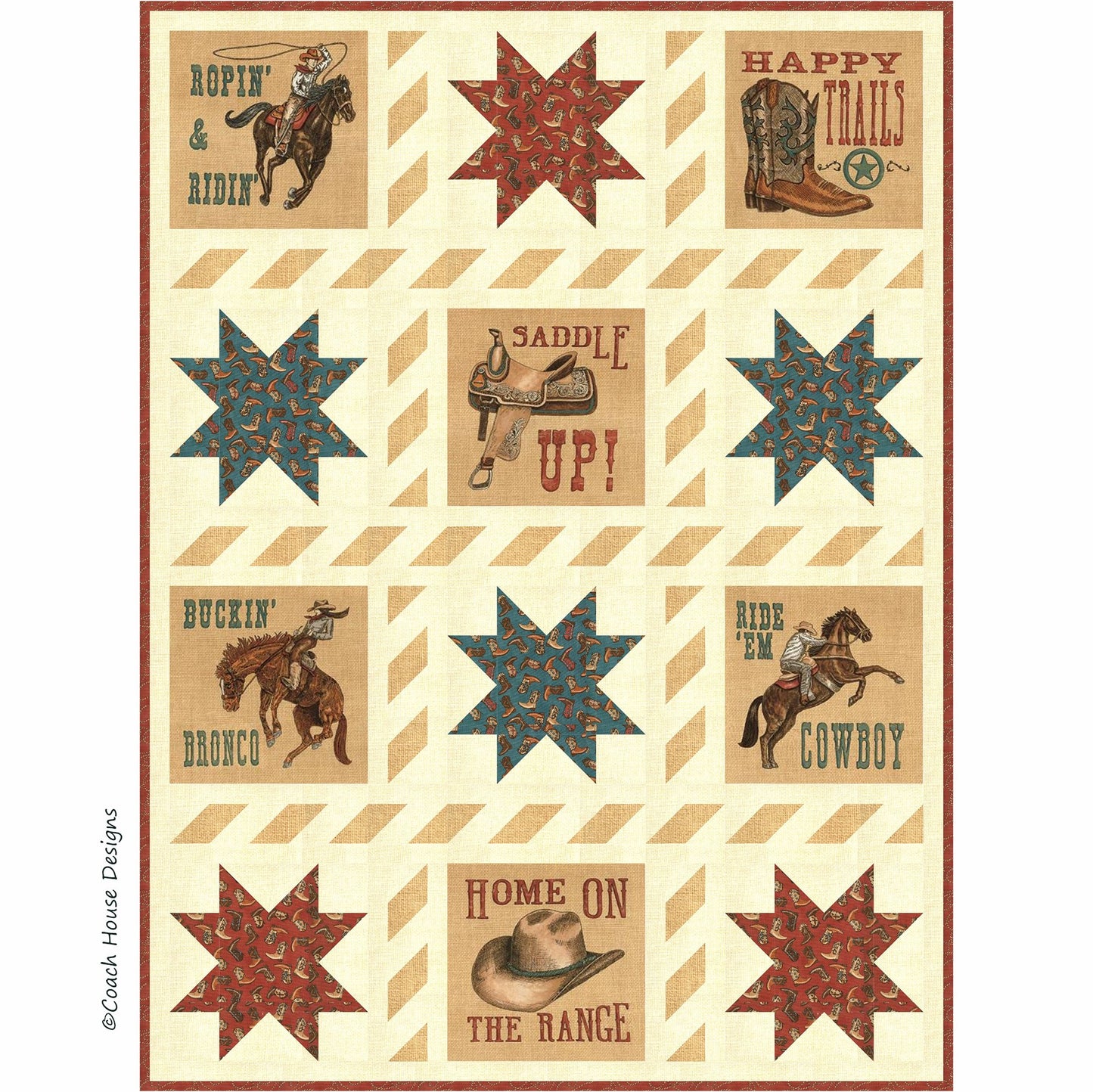 My Buckaroo Downloadable PDF Quilt Pattern