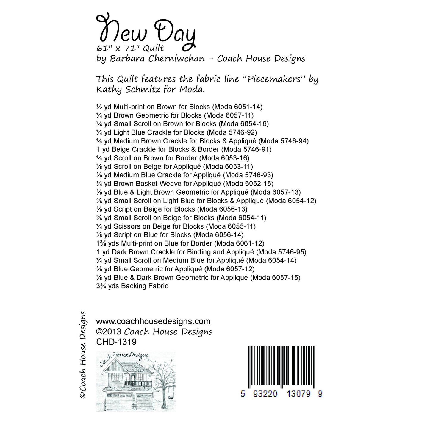 New Day Quilt Pattern