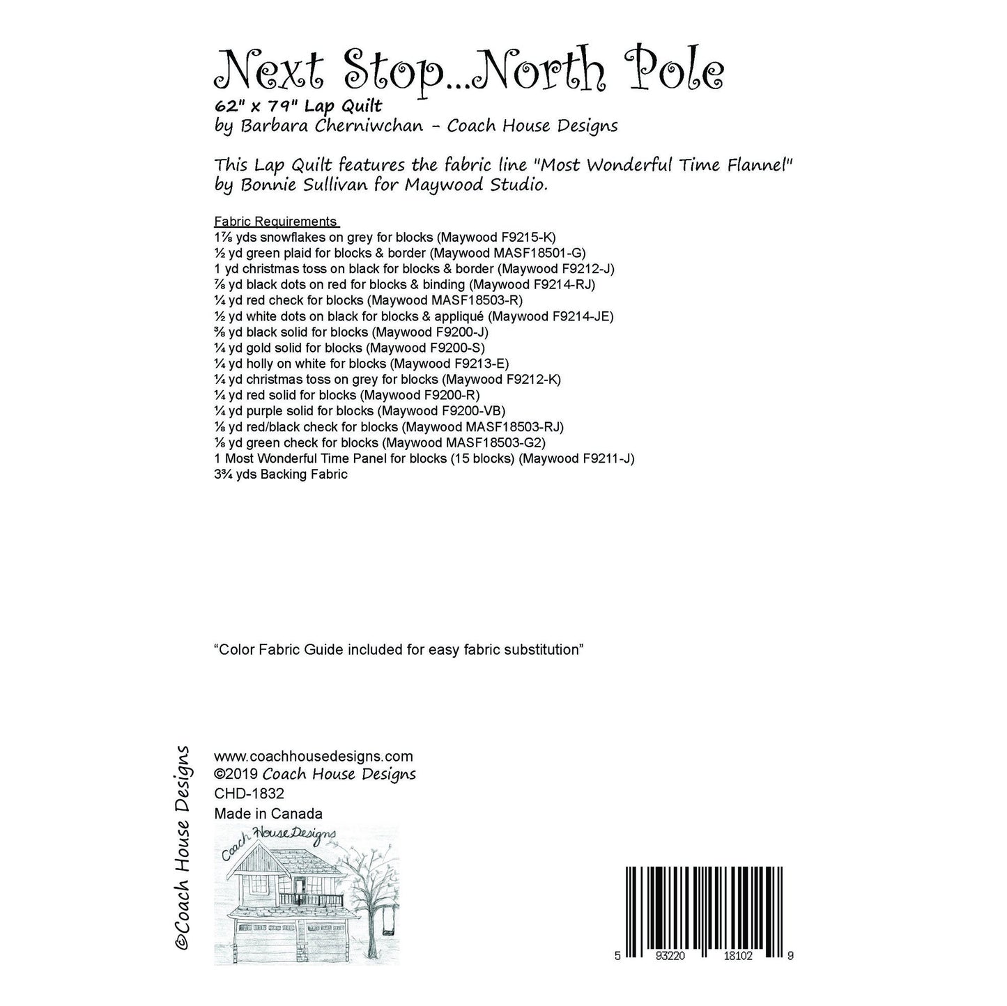 Next Stop....North Pole Quilt Pattern