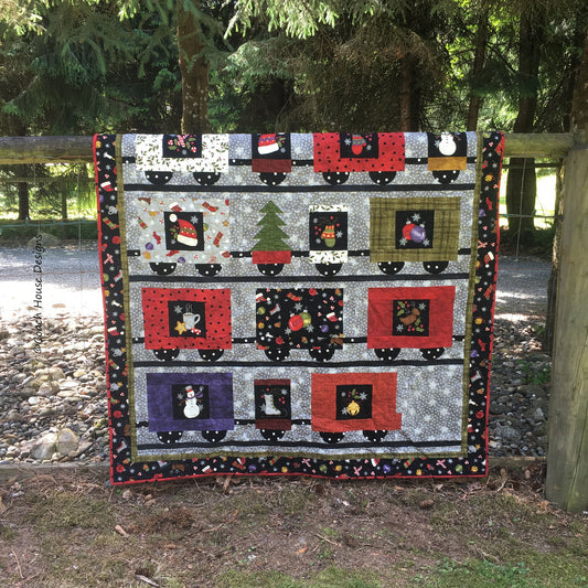 Next Stop....North Pole Downloadable PDF Quilt Pattern