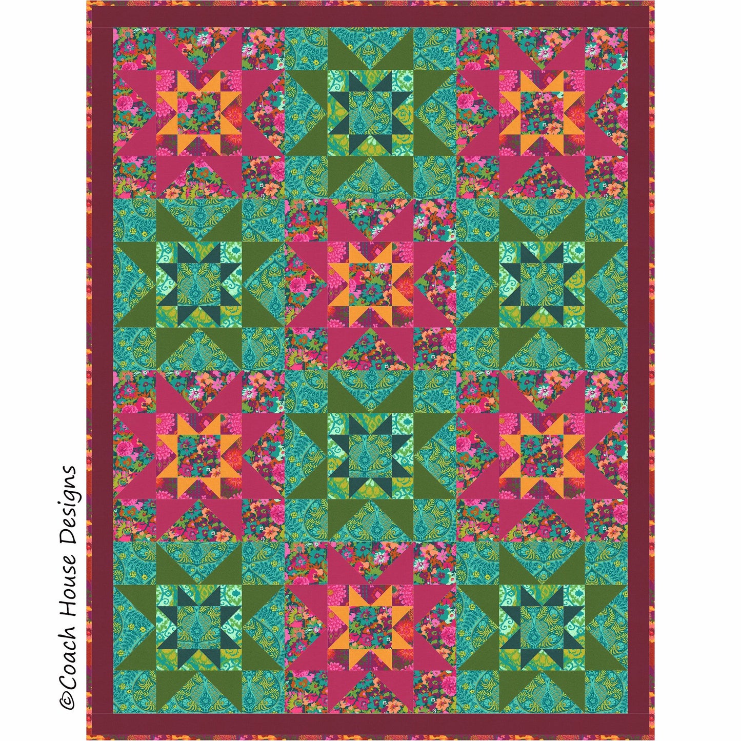 Northern Lights Downloadable PDF Quilt Pattern