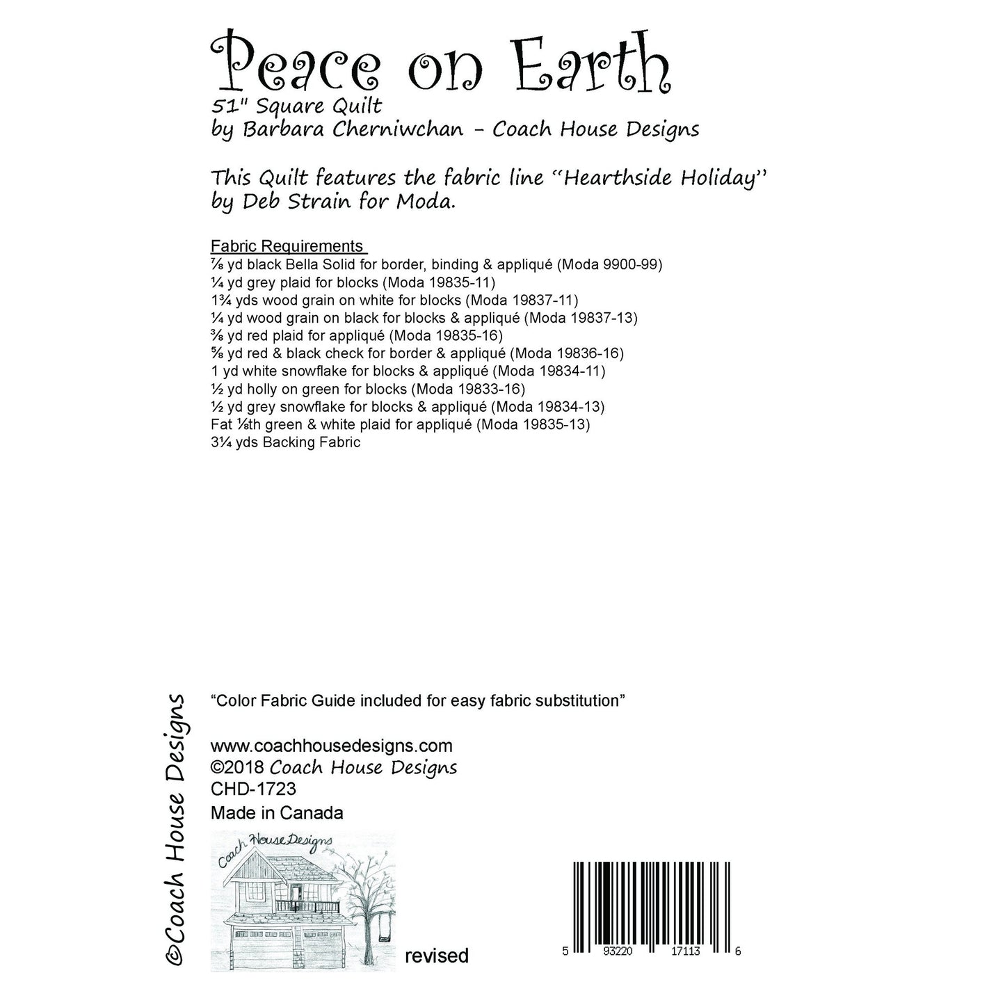 Peace on Earth Downloadable PDF Quilt Pattern