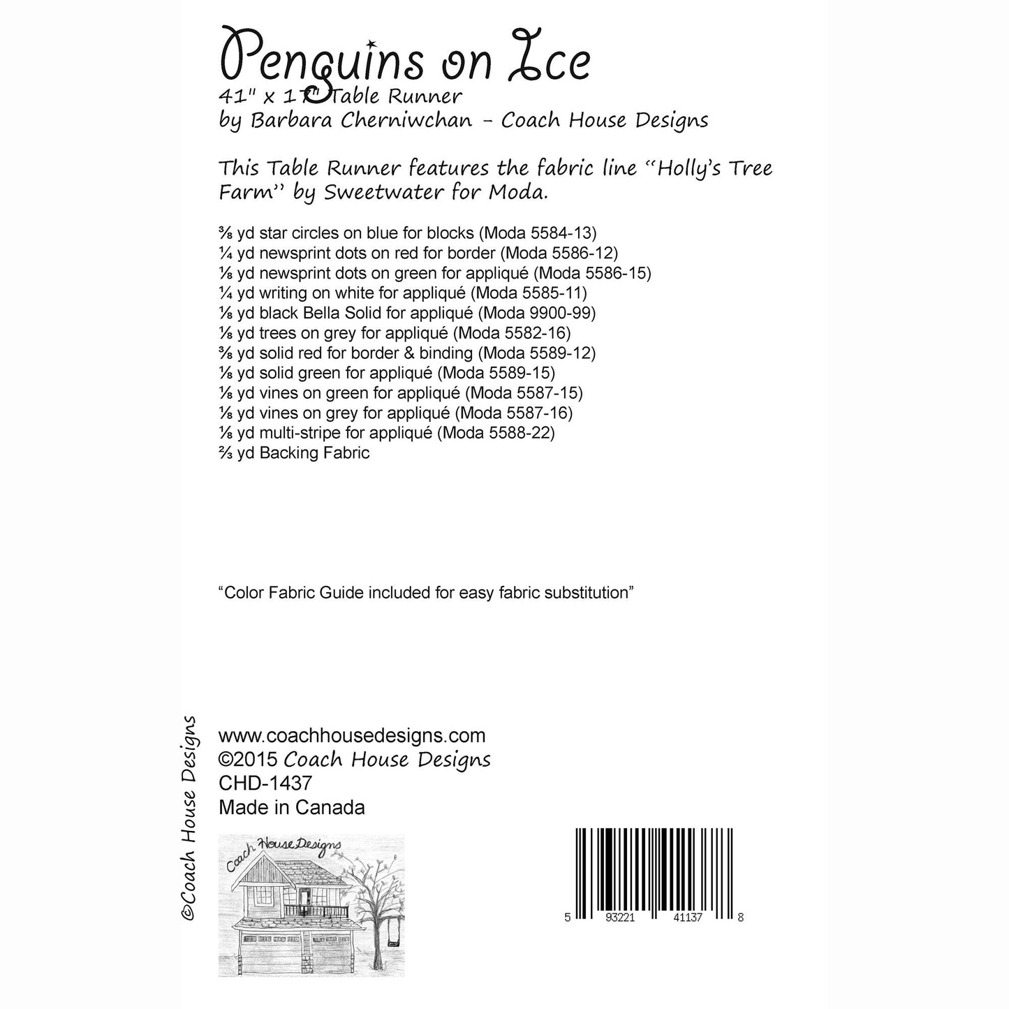 Penguins on Ice Quilt Pattern