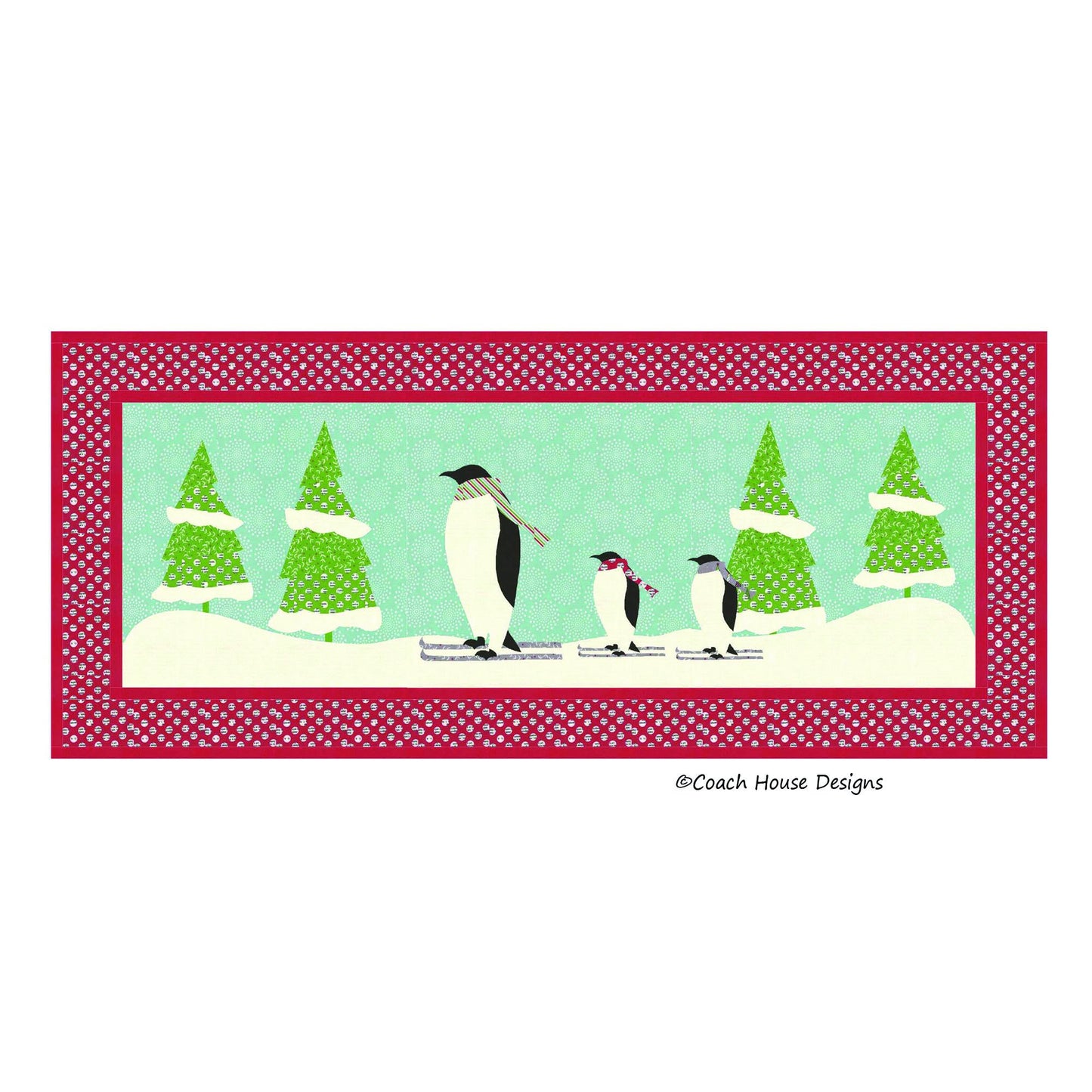 Penguins on Ice Quilt Pattern