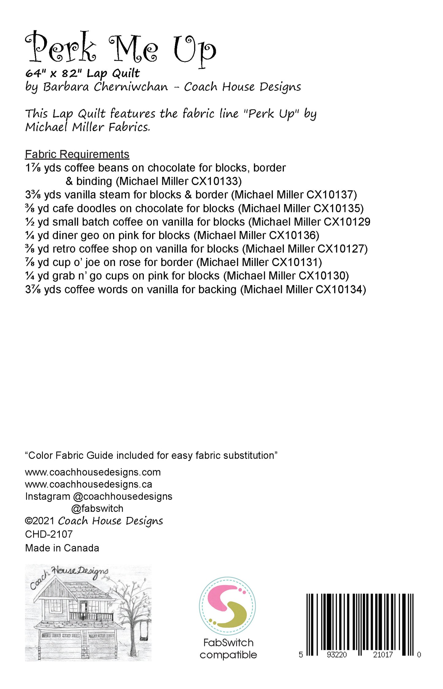 Perk Me Up Quilt Pattern