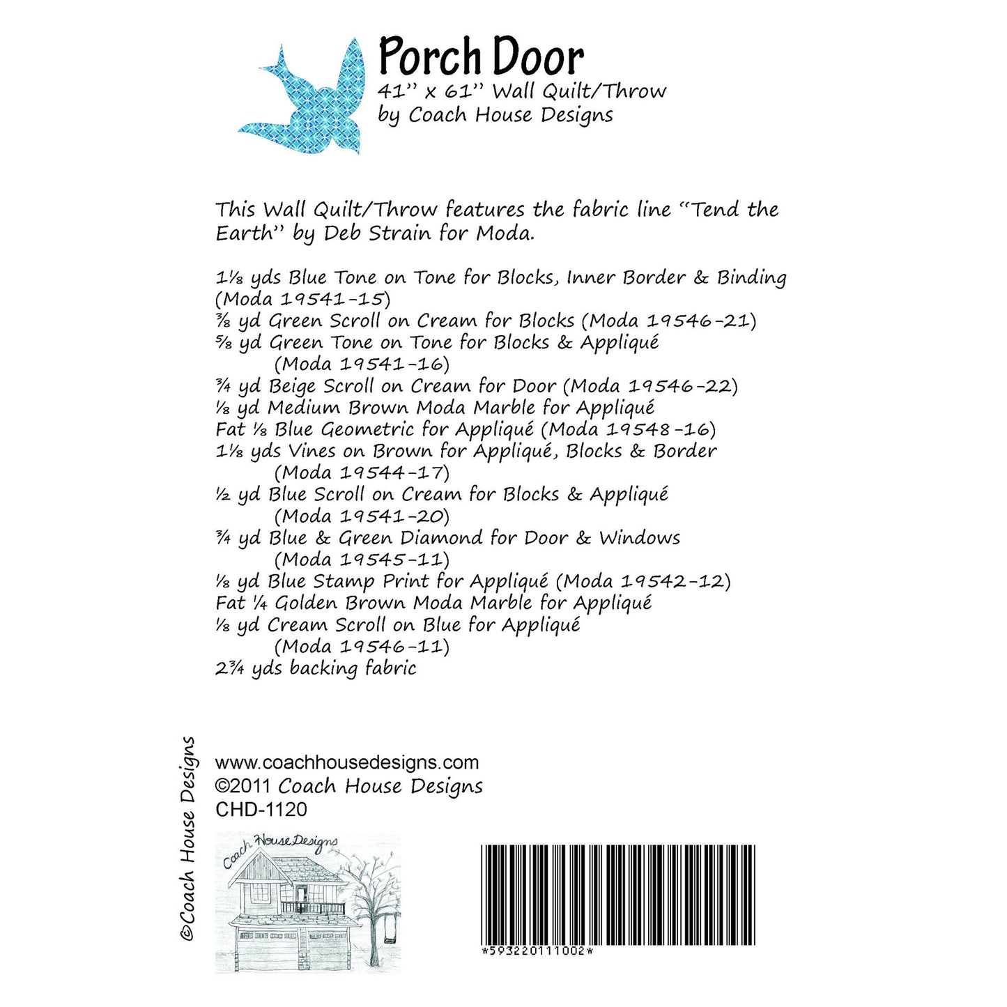Porch Door Quilt Pattern