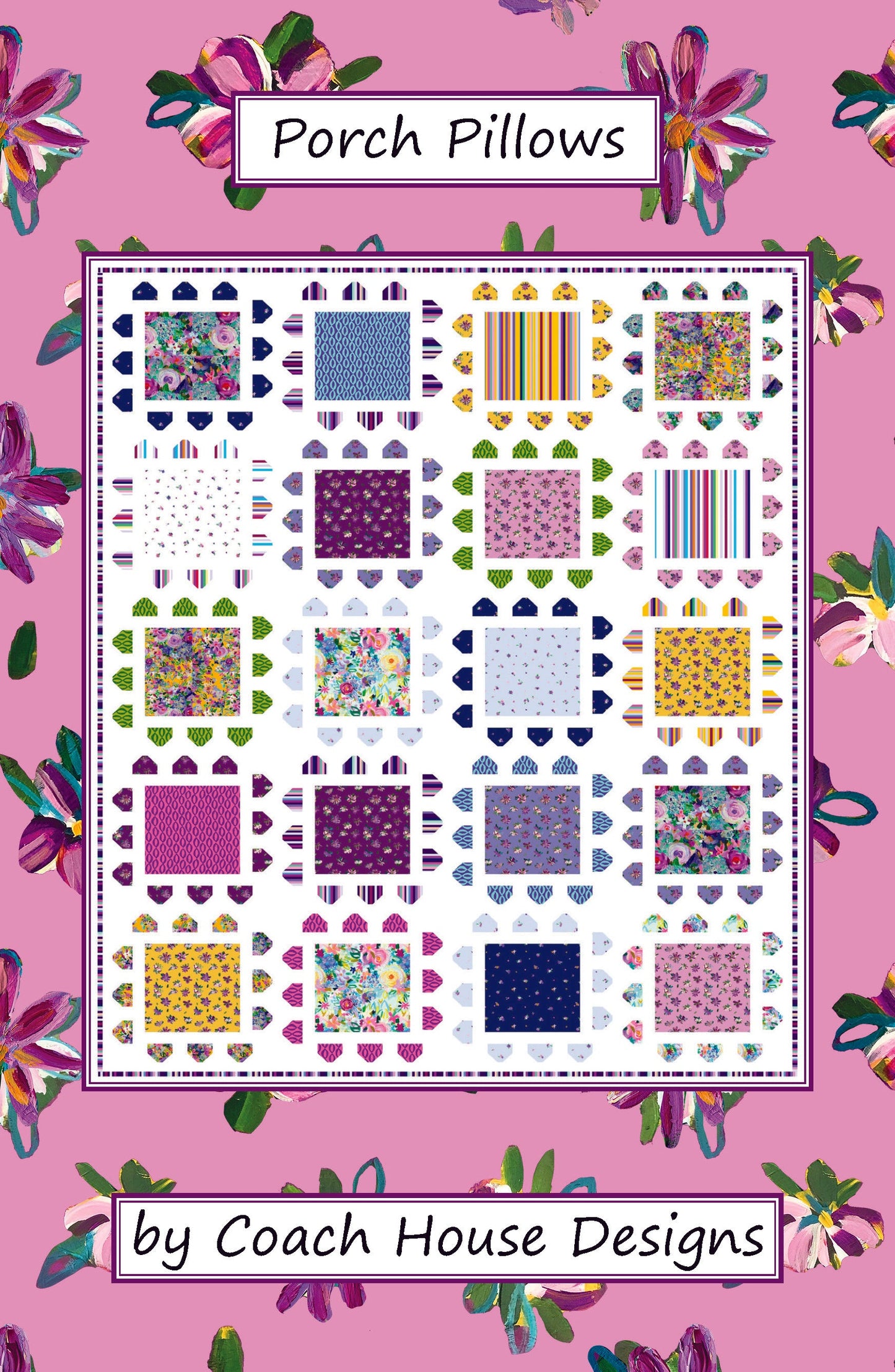 Porch Pillows Downloadable PDF Quilt Pattern