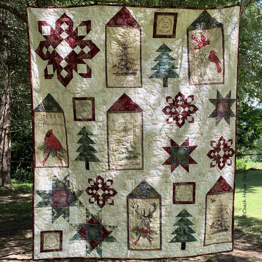 Postcard Christmas Quilt Pattern