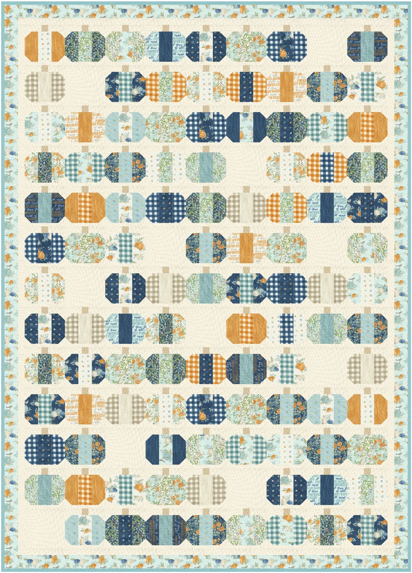 Pumpkin Kisses Quilt Pattern