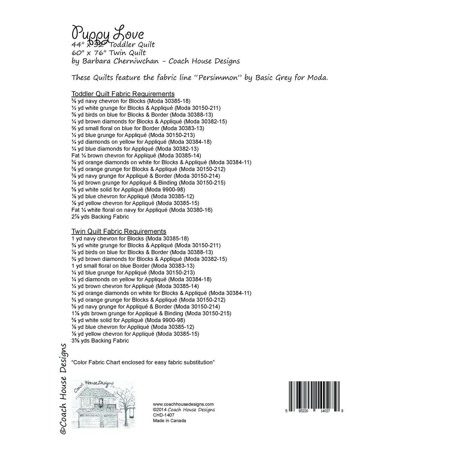 Puppy Love Quilt Pattern