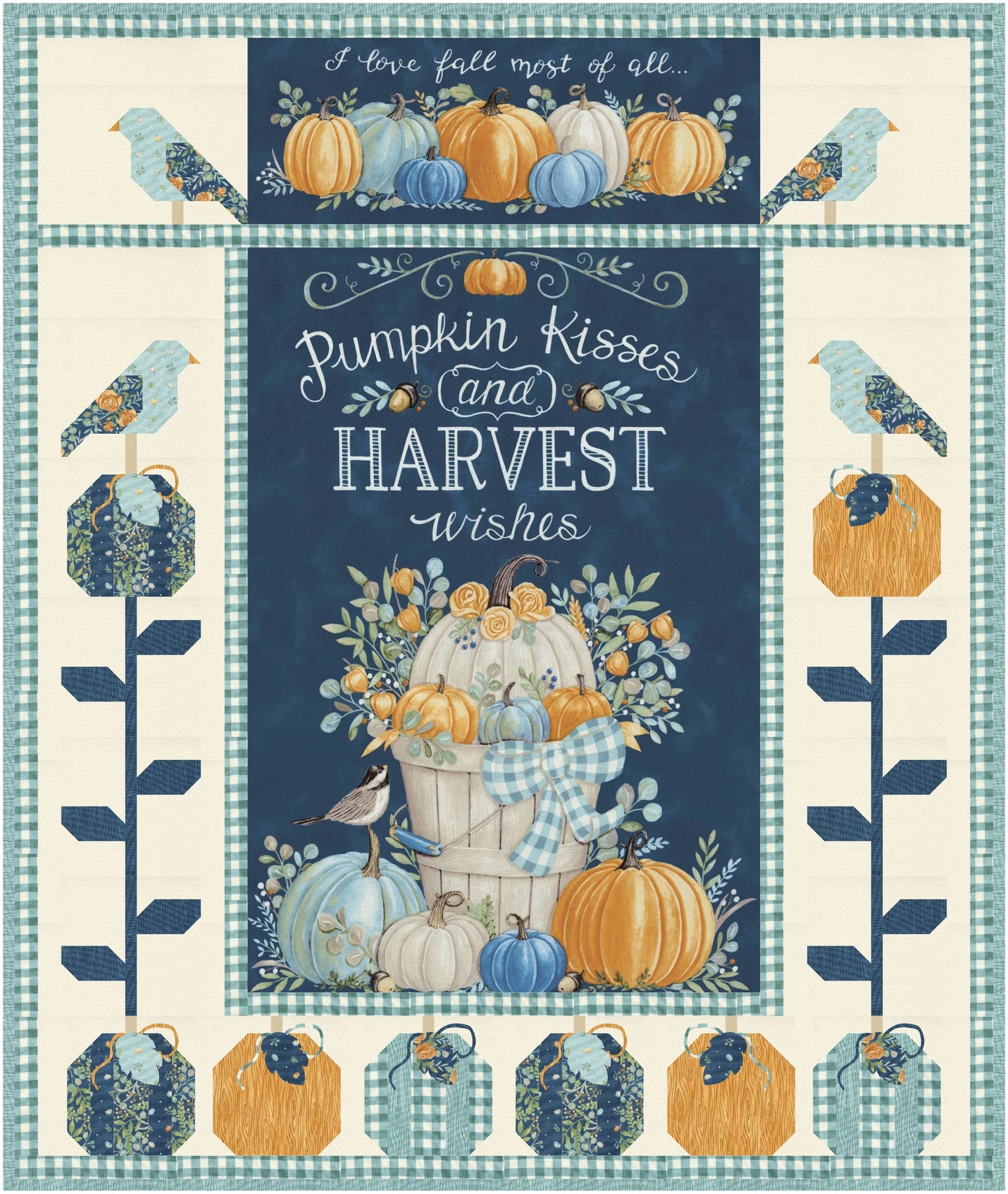 I Love Fall Downloadable PDF Quilt Pattern