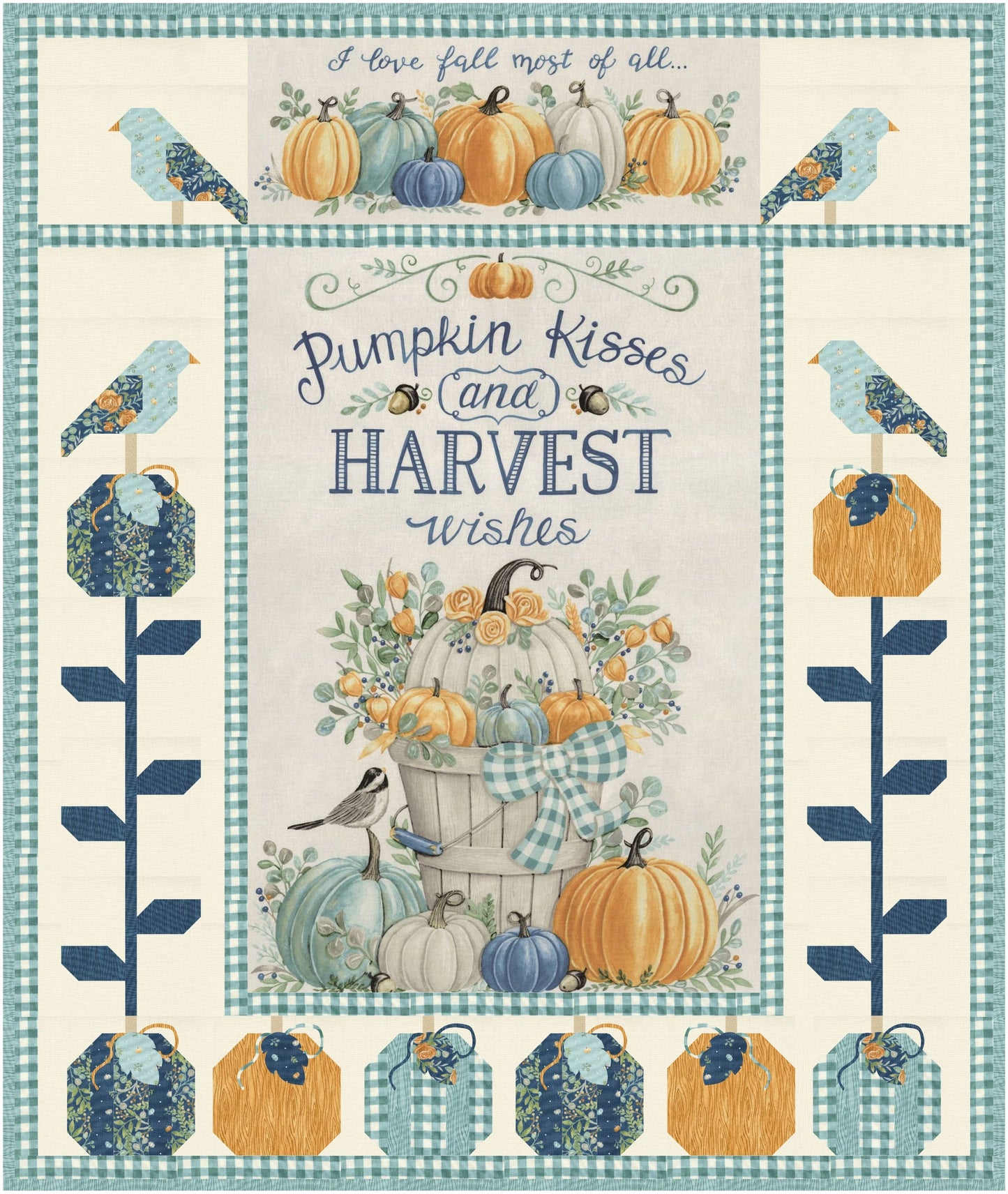 I Love Fall Downloadable PDF Quilt Pattern